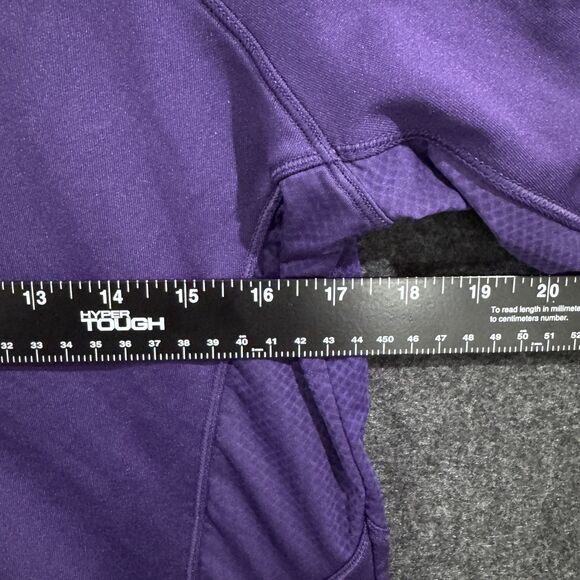 Clemson Tigers Shirt Women's Large Purple NCAA Football Pullover Under Armour - Picture 4 of 8